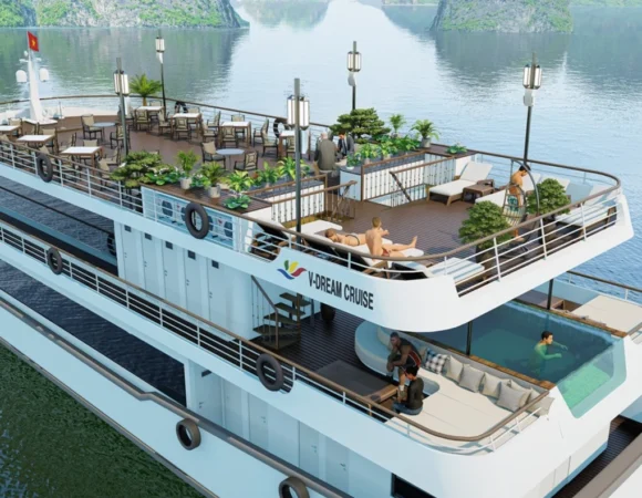 Du thuyền V-Dream Day: Vịnh Hạ Long, Sung Sốt, Ti Tốp