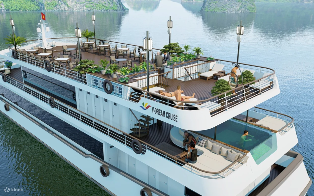 Du thuyền V-Dream Day: Vịnh Hạ Long, Sung Sốt, Ti Tốp